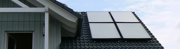 Solarwärme zur Brauchwassererwärmung und Heizungsunterstützung Solarwärme zur Brauchwassererwärmung und Heizungsunterstützung