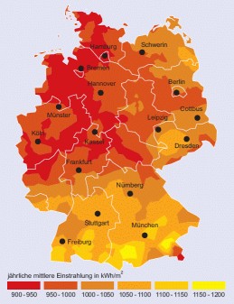Strahlungskarte Deutschland Strahlungskarte Deutschland